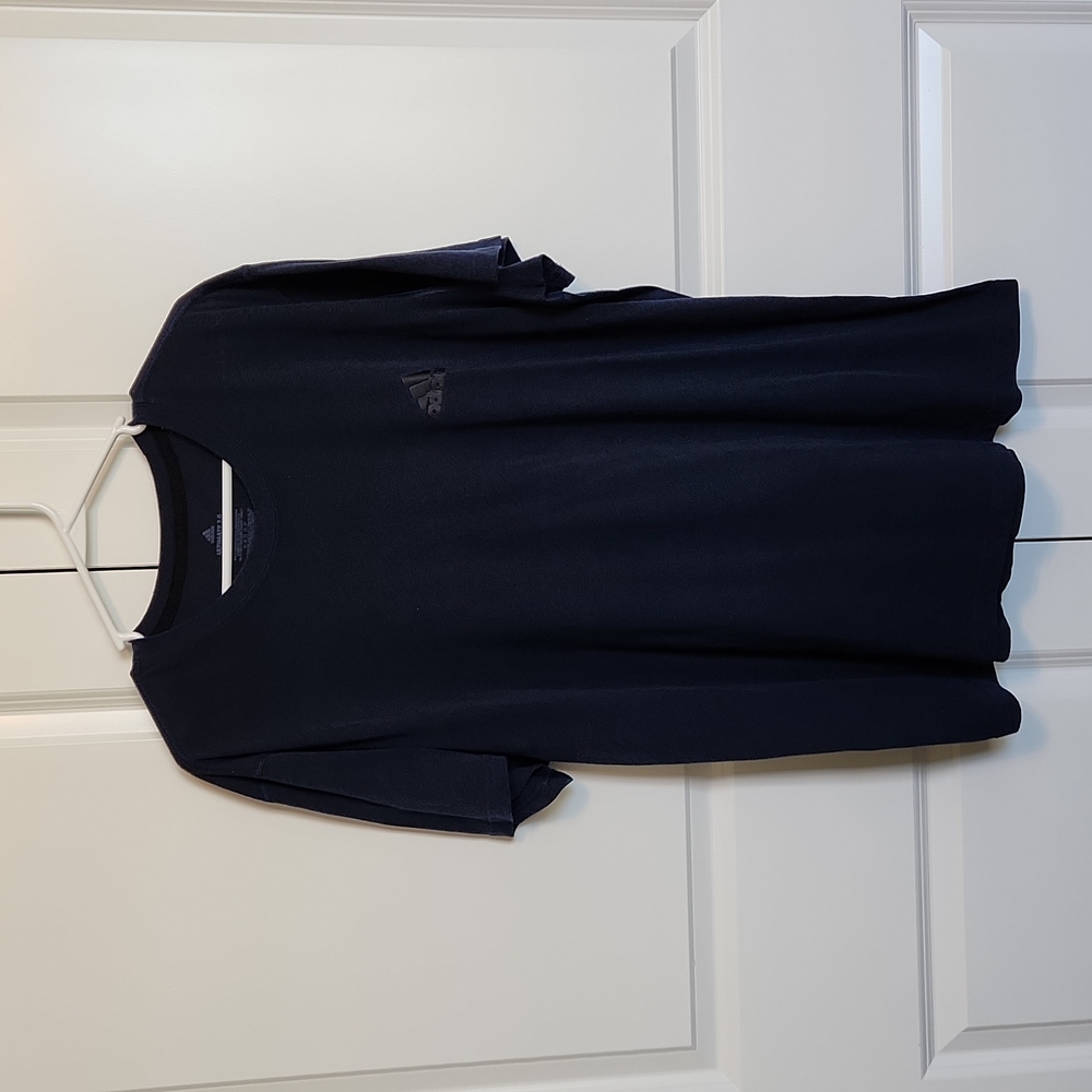 Adidas men's short sleeve tee, navy 2XL